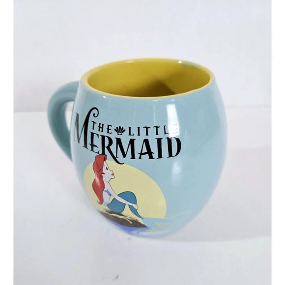 The Little Mermaid Disney Ariel Ceramic Coffee Cup Mug Turquoise 16 oz - Picture 3 of 7